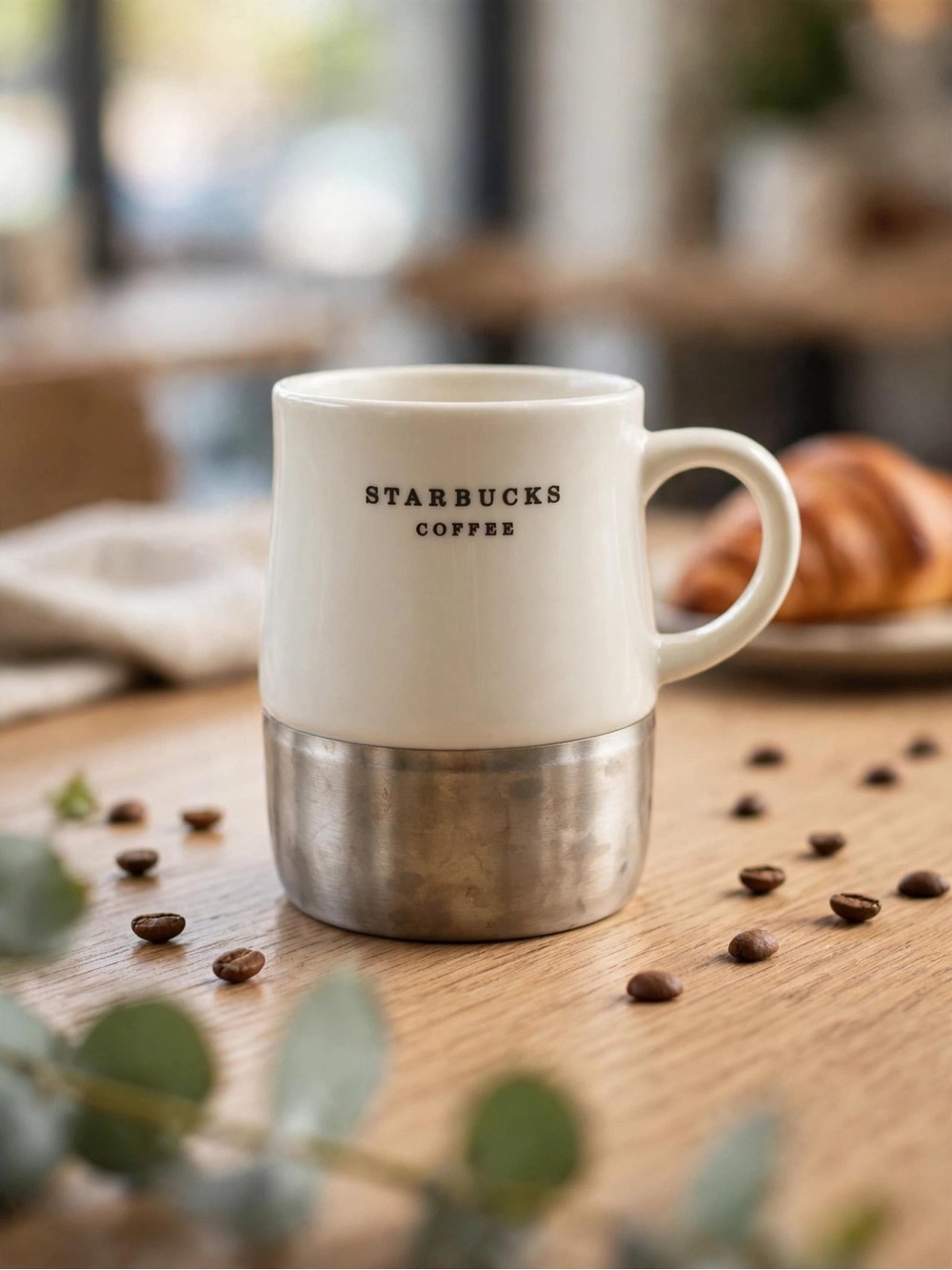 Starbucks Mug with Stainless Bottom